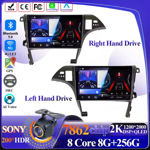 Car Android Radio Carplay For Toyota Prius XW30 2009-2015 Multimedia Intelligent System 8 core 5G Wi