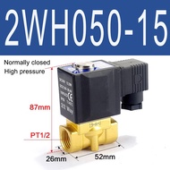 โซลินอยด์ควบคุมน้ำมันนิวเมติก2W250-25 2W200-20 2W030-06/08 2W050-10/15 2W150-15ของแท้วาล์วปิดตามปกติ