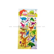 Smart Panda Dinosaur Embossed Children's Stickers YLS-049 Cute Stationery Paper Stickers for Crafts 