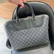 二手  97新  LV Damier 公文包 手提包