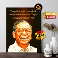 Gus Dur Poster Gusdur Wall Decoration for Home Decoration Wall Display Walldecor GD500