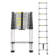 Simcat Telescoping Ladder Stainless-Steel Lightweight Portable Ladder Multi-Purpose Collapsible Ladd