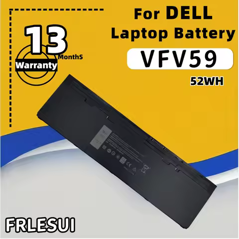 FRLESUI Battery VFV59 52WH For Dell Latitude E7270 Latitude E7250 Latitude E7240 Series 13 Months Wa