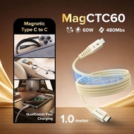 Airbot Anergy Plus 60W Magnetic Nylon PD Fast Charging Cable CTC60 Compatible Type-C to Type-C Wire 