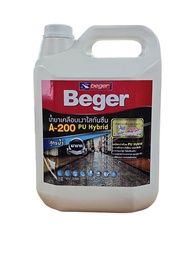 Beger PU Hybrid A200 น้ำยาเคลือบเงาใส กันซึม เอ 200 สำหรับทาพื้น ชนิดทนการเหยียบย่ำ ขนาดบรรจุ 3.5 ลิ