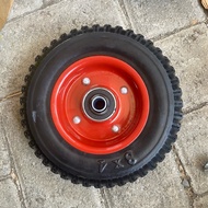 8 INCH FLOWER RUBBER TROLLEY WHEELS WHEELS ONLY INDIVIDUALLY