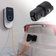 สำหรับรถยนต์ไฟฟ้าชาร์จเชื่อมต่อ SAE J1772 1เทสลา EVSE EV ชาร์จอะแดปเตอร์จะใช้สำหรับเทสลารุ่น X/y/ 3