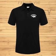 COD Baju kaos polo "Nevada" Premium distro - kaos kerah lengan pendek logo Putih - Kaos Model Kerah 