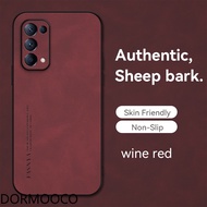 Case OPPO Reno 5 5Pro 5G Soft Phone Case Sheep Bark Luxury Leather Cover Camera Protection Casing For OPPO Reno5 Reno5Pro Reno 5 Pro CPH2145 CPH2201