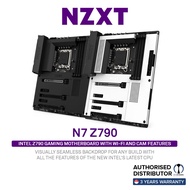 NZXT N7 Z790 - DDR5 WIFI AX Premium ATX Motherboard, Black &amp; White