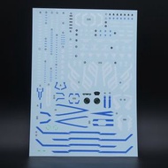 請睇info：MG 00 seven Sword Gundam MB style gundam neon decal 合金款樣式00七劍高達螢光水貼