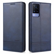 Vivo V21E Case Flip Magnetic Adsorption PU Leather Wallet Phone Case Cover Vivo V21E V21 5G VivoV21 