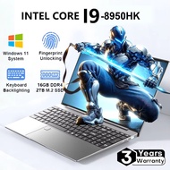 【Local warranty】2026 New 15.6" Ultra Slim Laptop 16GB RAM 1/2TB SSD Windows 11 Pro Core i9-8950HK No