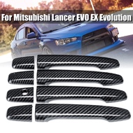 Cover ฝาครอบมือจับประตูคาร์บอนไฟเบอร์,สำหรับ Mitsubishi Lancer EX วิวัฒนาการ X EVO
