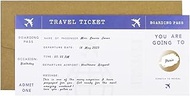 CJ&M Personalised AEROPLANE Scratch Boarding Pass, Surprise Holiday, Vacation,Faux fake boarding pas