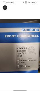 shimano grx fc rx600, 113, 40T,
170mm