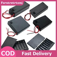 forstretrtomj AA Battery Case AA Battery Box 1/2/3/4 Slot AA Battery Holder 14500 AA Storage Box DIY