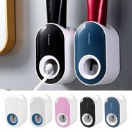 屯京 - 藍色 全自動擠牙膏器 掛壁式免打孔 牙膏置物架 牙膏擠壓器