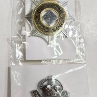 前朝港英政府皇冠頭,香港海關,水務署徽章...