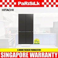 HITACHI R-WB640V0MS1-5 (GMG) 4-DOOR FRENCH FRIDGE(570)(Energy Efficiency Class 3)