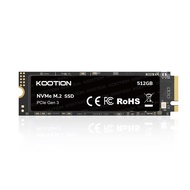 KOOTION 512GB PCIe 3.0 M.2 Internal Solid State Drive PCle 3.0x4 SSD NVMe M.2 2280 Internal SSD Up t