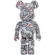 [OMOCHA SENSE] KEITH HARING BE@RBRICK 1000% 8代美國藝術塗鴉大師凱斯哈林