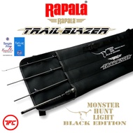 RAPALA Trail Blazer Monster Hunt Light Black Edition Travel Baitcasting & Spinning Rod Trailblazer