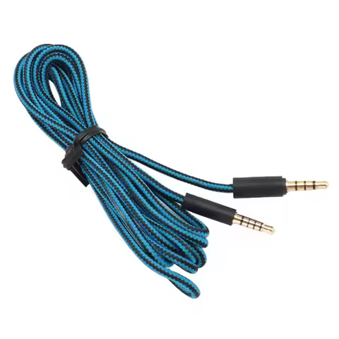 3.5mm Male to Male Earphone Replacement Cable 2m / 6.56ft Earbuds Upgrade Wire for Logitech G233 G43