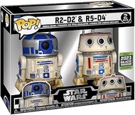 Funko Pop! R2-D2 & R5-D4 2-Pack Convention Exclusive, 3.75 incles