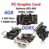 Used Graphic Card for Desktop PC Video Card For Gaming and Graphics Work Nvidia GeForce 4GB, 2GB,1GB