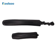 [Koolsoo] 2 Pieces Two-Wheeler Plastic Mudguard Spray Protection Mountain Bike Mudguard Set Easy to 