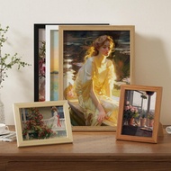 Solid wood picture frame wall poster mounting frame 50x60cm/50x70cm