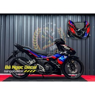 HRC Black and Red sticker, winner x v3 car sticker, black, 3-layer removable sticker