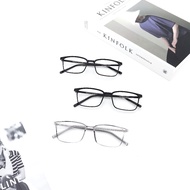 HMK Eyewear Plastic Glasses Frame Unisex Fashion Rectangular Shape High Cut - HMK8188