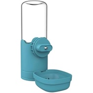 Pet Water Bottle for Cage Ce 26oz Automatic Feeding Water Dispenser for Dog Cat Rabbit (Blue, 26oz)