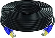 MAXLIN CABLE Cat 7 Ethernet Cable, 50 ft RJ45 600 MHz, Heavy Duty Indoor Outdoor Gaming LAN Cable, S