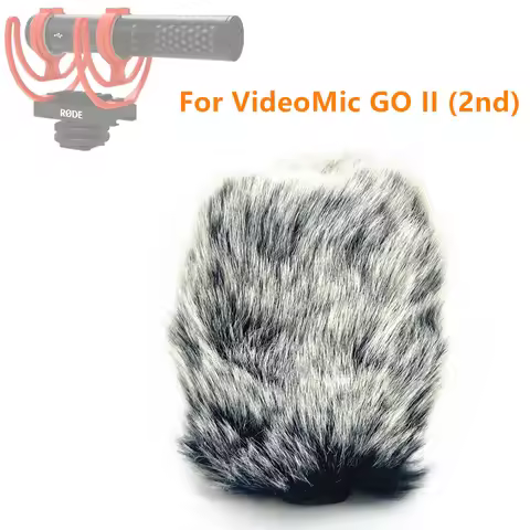 Microphone Windscreen Outdoor Cover Windshield Muff Wind Shield Deadcat for Rode VideoMic GO II GOII