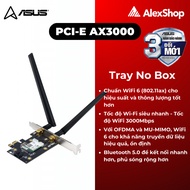 ASUS PCE-AX3000 PCIe WiFi 6 network Card, Blutetooth 5.0, AX3000 standard (Tray no box)