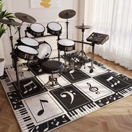 Karpet Velvet Drum Kit Area musician Recording Room Decoration Rugs Hiasan Bilik Rakaman Carpet Mura