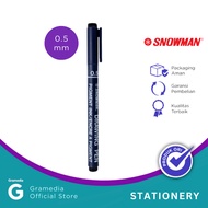 Snowman Draw. Pen Ft700-05 Black