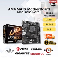 AM4 MATX MOTHERBOARD | COMBO AMD RYZEN | B450/B550/B650/A520 DDR4 | AISURIX/ MSI/ COLORFUL/ GIGABYTE