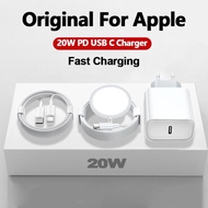 Original Fast Chargers For Apple iPhone 14 12 11 13 Pro Max Magnetic Wireless Charging XS XR X 8 Plus USB C Phone Charger Cable
