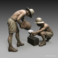 Yuánmōjū GK 1/35Resin model Battery maintenance for Italian soldiers Unpainted model figure 1435R