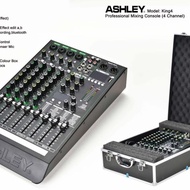 New Ashley 4 Channel King4 Mixer PLUS Harcase Aluminum