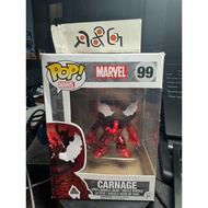 (R&G2H) Funko POP Marvel Carnage (99) with Boss Protector