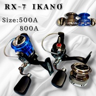 Reel Udang Galah Ikano Rx7 reel 500.800 Spinning mesin udang galah Reel Ultra light Spinning.