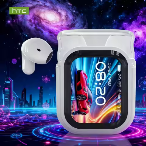 New Translator HTC NE20 New Bluetooth 6.0 Wireless Headphones Translation Earphones IPX4 Waterproof 