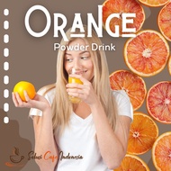 Orange Milkshake Drink Powder 1 kg Orange Powder Drink Solution Cafe Indonesia