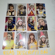 WTS OFFICIAL SNSD TAEYEON PHOTOCARD OFFICIAL GIRLS GENERATION GIRL YOONA SUNNY HYOYEON YURI OH