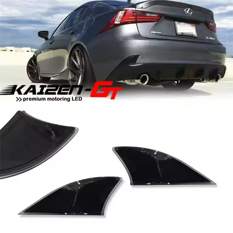Car Rear Bumper Reflector Tail Brake Light ABS Cover Housings For Lexus IS250 IS300 IS350 IS200t IS-